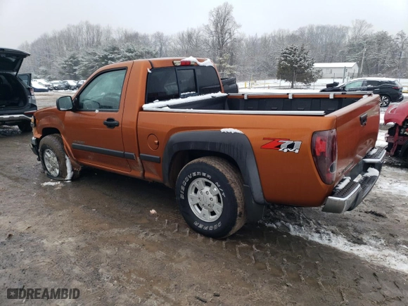 2005 Chevrolet Colorado LT w/1LT with VIN 1GCDT146858221769, listed as a Copart auction lot 44602145 with 161,517 mi miles and Salvage Title. Bid and sale history available at carsss.com. Image 2.