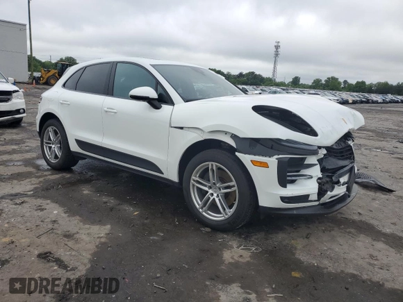 2020 Porsche Macan with VIN WP1AA2A59LLB10148, listed as a Copart auction lot 56995375 with 22,807 mi miles and Salvage title. Bid and sale history available at DreamBid. Image 4.
