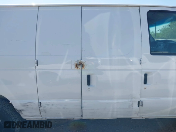 2012 Ford Econoline Cargo Commercial with VIN 1FTNE2EL6CDA79676, listed as a IAAI auction lot 41971091 with 158,513 mi miles and . Bid and sale history available at DreamBid. Image 13.