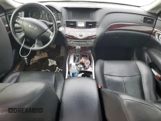 2012 Infiniti M37 with VIN JN1BY1AP4CM330968, listed as a Copart auction lot 74670564 with 0 mi miles and Salvage Title. Bid and sale history available at carsss.com. Image 8.