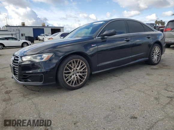 2016 Audi A6 Premium Plus with VIN WAUFGAFC7GN004764, listed as a Copart auction lot 51009115 with 89,402 mi miles and Salvage Title. Bid and sale history available at DreamBid. Image 1.