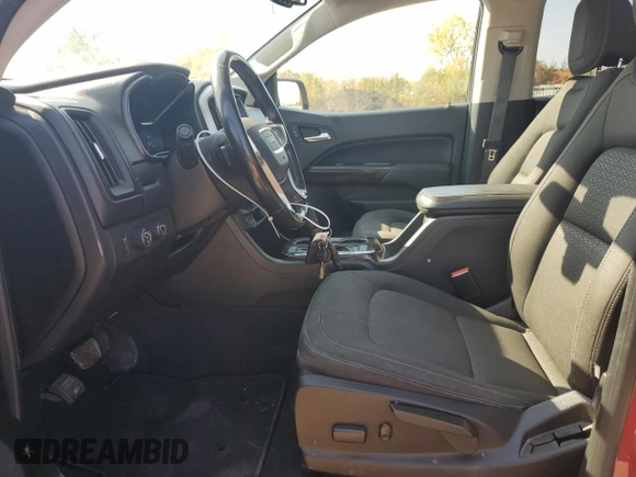 2020 GMC Canyon 4WD SLE with VIN 1GTG6CEN8L1172097, listed as a Copart auction lot 75794664 with 57,814 mi miles and Salvage Title. Bid and sale history available at carsss.com. Image 7.