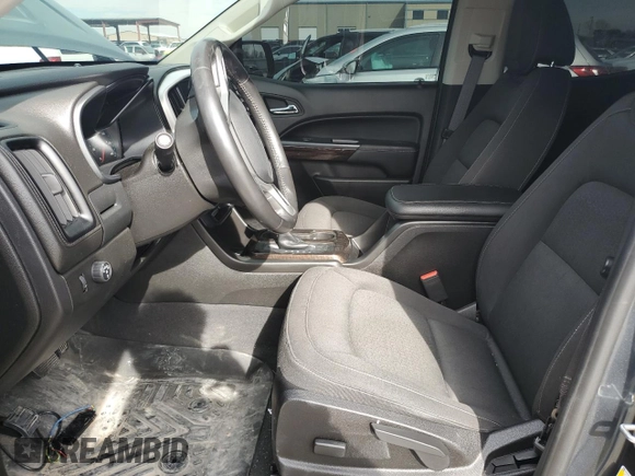 2019 GMC Canyon 2WD SLE with VIN 1GTG5CEN5K1331384, listed as a Copart auction lot 43317035 with 38,542 mi miles and Salvage Title. Bid and sale history available at carsss.com. Image 7.