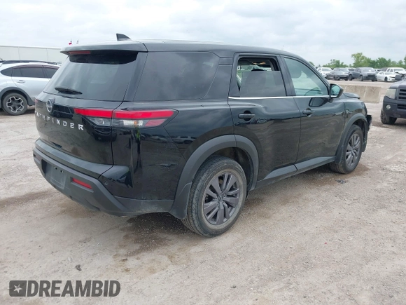 2023 Nissan Pathfinder S with VIN 5N1DR3AA1PC274148, listed as a IAAI auction lot 42120218 with 42,743 mi miles and . Bid and sale history available at DreamBid. Image 4.