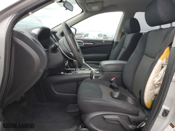 2017 Nissan Pathfinder S with VIN 5N1DR2MM9HC651522, listed as a Copart auction lot 43484845 with 139,020 mi miles and Salvage Title. Bid and sale history available at carsss.com. Image 7.