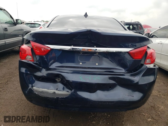 2016 Chevrolet Impala LT with VIN 2G1105SA9G9200570, listed as a Copart auction lot 58587575 with 133,489 mi miles and Salvage title. Bid and sale history available at DreamBid. Image 6.