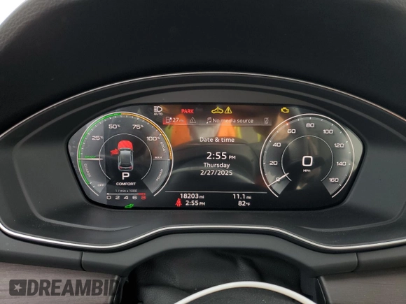 2024 Audi Q5 S line Premium Plus z VIN WA1E2AFY3R2073149, wystawiony jako Copart lot #47267295 z przebiegiem 18 203 mil mil oraz Szkoda całkowita • Salvage title. Historia ofert i sprzedaży dostępna na DreamBid. Obrazek 9.