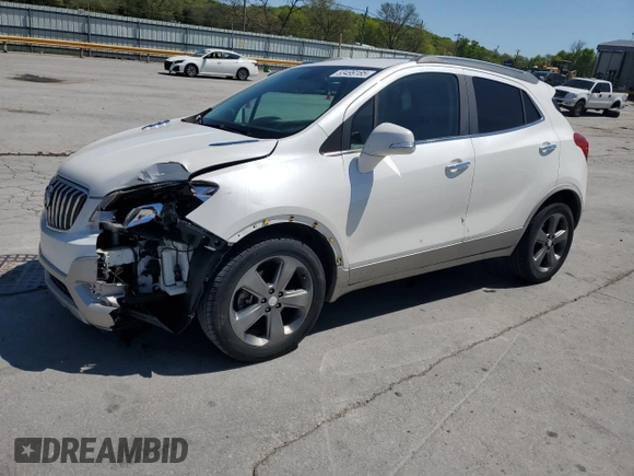 2014 Buick Encore Convenience with VIN KL4CJBSB1EB741719, listed as a Copart auction lot 53499185 with 156,785 mi miles and Salvage Title. Bid and sale history available at carsss.com. Image 1.
