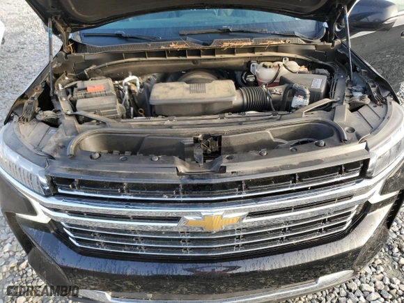 2021 Chevrolet Tahoe LT with VIN 1GNSCNKD8MR147897, listed as a Copart auction lot 43267805 with 65,743 mi miles and Salvage Title. Bid and sale history available at carsss.com. Image 12.