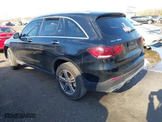 2022 Mercedes-Benz GLC with VIN W1N0G8EB9NG024549, listed as a IAAI auction lot 41870047 with 88,269 mi miles. Bid and sale history available at carsss.com. Image 3.