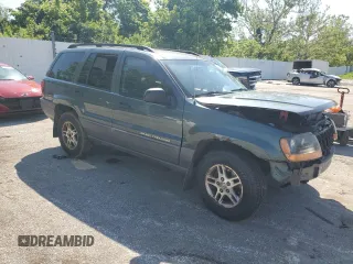 2002 Jeep Grand Cherokee Laredo with VIN 1J4GW48S02C174656, listed as a Copart auction lot 56954155 with 235,427 mi miles and Salvage title. Bid and sale history available at DreamBid. Image 4.