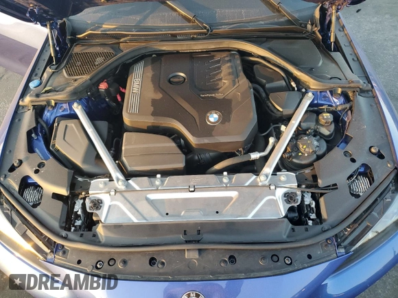2022 BMW 4 Series 430i z VIN WBA53AP04NCH69132, wystawiony jako Copart lot #83007864 z przebiegiem Nie podano mil oraz Szkoda całkowita • Salvage title. Historia ofert i sprzedaży dostępna na DreamBid. Obrazek 11.