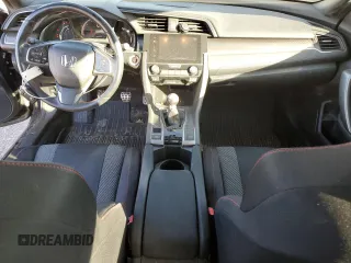 2018 Honda Civic Si Coupe with VIN 2HGFC3A58JH750144, listed as a Copart auction lot 81594994 with 84,340 mi miles and Salvage Title. Bid and sale history available at carsss.com. Image 8.
