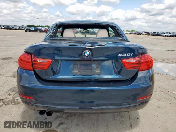 2017 BMW 4 Series 430i z VIN WBA4U7C37H5H20043, wystawiony jako Copart lot #57810165 z przebiegiem 63 419 mil mil oraz Szkoda całkowita • Salvage title. Historia ofert i sprzedaży dostępna na DreamBid. Obrazek 6.