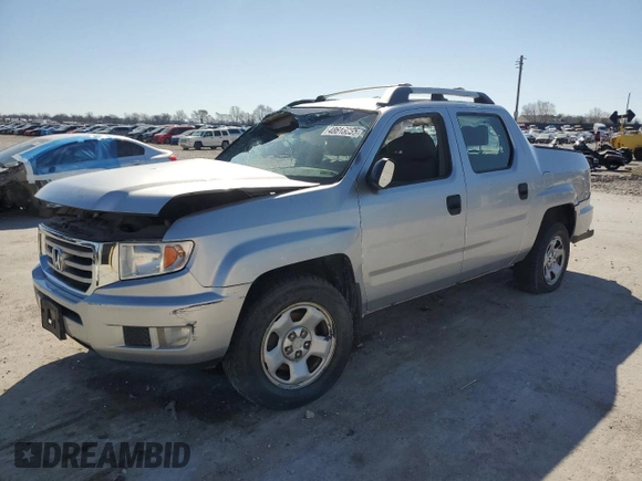 2012 Honda Ridgeline RT with VIN 5FPYK1F26CB459834, listed as a Copart auction lot 48613355 with Not provided miles and Clean title. Bid and sale history available at DreamBid. Image 1.
