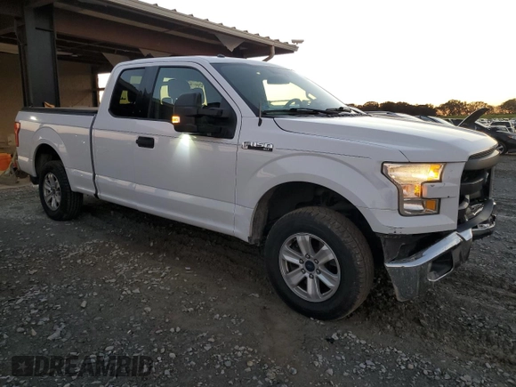 2016 Ford F-150 XL with VIN 1FTEX1CF9GKE07417, listed as a Copart auction lot 82564844 with 121,967 mi miles and Salvage Title. Bid and sale history available at carsss.com. Image 4.