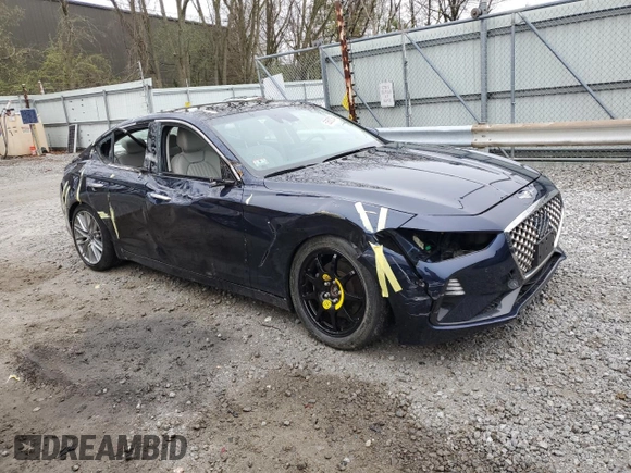 2021 Genesis G70 2.0T z VIN KMTG34LA5MU075357, wystawiony jako Copart lot #52603054 z przebiegiem 23 112 mil mil oraz Szkoda całkowita • Salvage title. Historia ofert i sprzedaży dostępna na DreamBid. Obrazek 4.