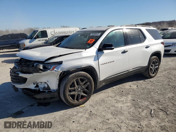 2020 Chevrolet Traverse Premier with VIN 1GNEVKKW4LJ169724, listed as a Copart auction lot 76308643 with 51,670 mi miles. Bid and sale history available at carsss.com. Image 1.
