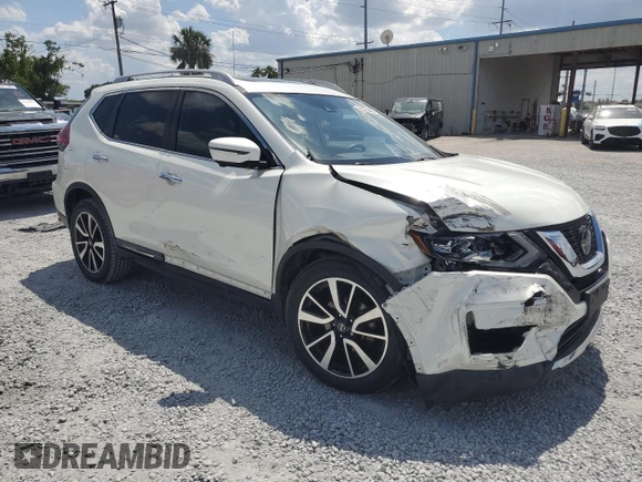 2019 Nissan Rogue SL with VIN 5N1AT2MV4KC766162, listed as a Copart auction lot 55080465 with 38,951 mi miles and Non Repairable. Bid and sale history available at carsss.com. Image 4.