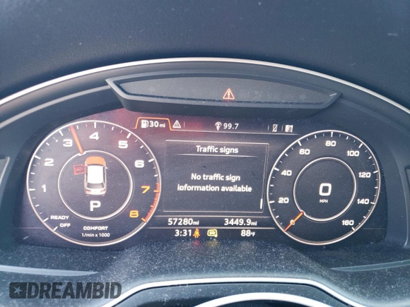 2018 Audi Q7 Premium Plus z VIN WA1LHAF77JD042203, wystawiony jako Copart lot #63196135 z przebiegiem 57 280 mil mil oraz Szkoda całkowita • Salvage title. Historia ofert i sprzedaży dostępna na DreamBid. Obrazek 9.