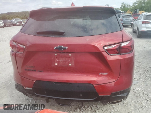 2021 Chevrolet Blazer RS with VIN 3GNKBKRS8MS513361, listed as a Copart auction lot 58430315 with 79,738 mi miles and Clean title. Bid and sale history available at DreamBid. Image 6.