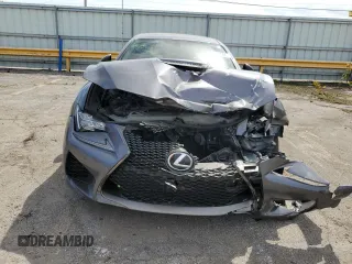 2015 Lexus RC F with VIN JTHHP5BCXF5001296, listed as a Copart auction lot 56637605 with Not provided miles and Salvage title. Bid and sale history available at DreamBid. Image 5.