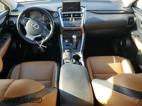 2017 Lexus NX with VIN JTJYARBZ7H2057700, listed as a Copart auction lot 50995685 with 97,895 mi miles and Salvage Title. Bid and sale history available at carsss.com. Image 8.