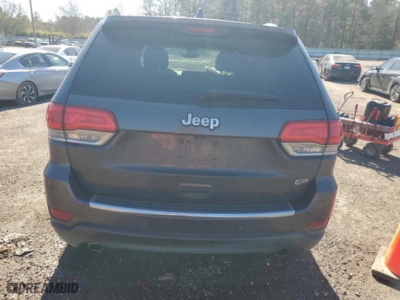 2017 Jeep Grand Cherokee Overland with VIN 1C4RJECGXHC696676, listed as a Copart auction lot 86885924 with 154,754 mi miles and Salvage Title. Bid and sale history available at carsss.com. Image 6.