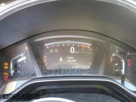 2022 Honda CR-V EX-L with VIN 2HKRW2H87NH226073, listed as a Copart auction lot 54881405 with 23,608 mi miles and Salvage title. Bid and sale history available at DreamBid. Image 9.