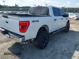 2022 Ford F-150 XL with VIN 1FTFW1E57NFB47648, listed as a IAAI auction lot 42587449 with 38,149 mi miles and . Bid and sale history available at DreamBid. Image 4.