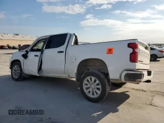 2022 Chevrolet Silverado 1500 Custom with VIN 3GCPABEK2NG596071, listed as a Copart auction lot 47257045 with Not Provided miles and Non Repairable. Bid and sale history available at DreamBid. Image 2.