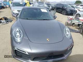 2015 Porsche 911 Turbo S with VIN WP0AD2A92FS166616, listed as a IAAI auction lot 41688055 with 38,345 mi miles. Bid and sale history available at carsss.com. Image 13.
