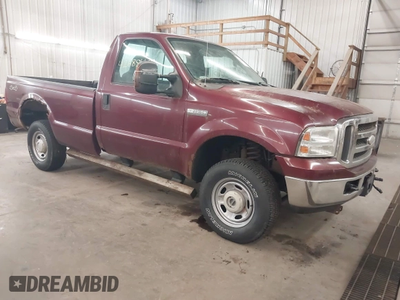 2005 Ford F-250 XL with VIN 1FTNF21575EB34458, listed as a IAAI auction lot 42688465 with 101,699 mi miles and . Bid and sale history available at DreamBid. Image 1.