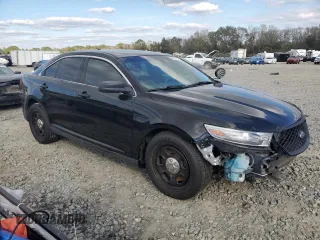 2018 Ford Police Interceptor with VIN 1FAHP2MK1JG123651, listed as a Copart auction lot 80977164 with 110,186 mi miles and Salvage title. Bid and sale history available at DreamBid. Image 4.