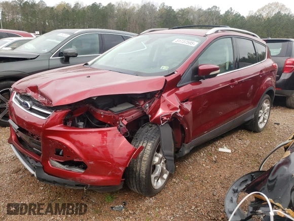 2014 Ford Escape Titanium с VIN 1FMCU0J98EUD63592, выставлен на аукционе Copart как лот 51737595 с пробегом 69 223 миль миль и На запчасти • Non repairable. История ставок и продаж доступна на DreamBid. Изображение 1.