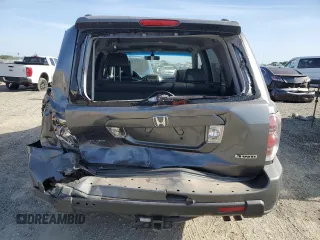 2008 Honda Pilot EX-L with VIN 5FNYF18558B005554, listed as a Copart auction lot 53921465 with 255,166 mi miles and Salvage Title. Bid and sale history available at DreamBid. Image 6.