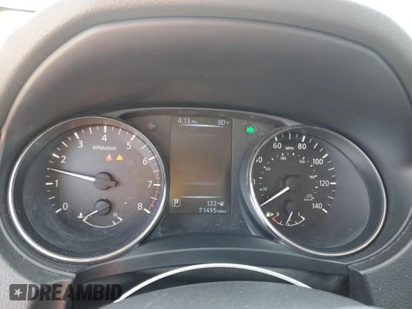 2017 Nissan Rogue SV z VIN JN8AT2MT8HW380522, wystawiony jako Copart lot #53246735 z przebiegiem 71 495 mil mil oraz Szkoda całkowita • Salvage title. Historia ofert i sprzedaży dostępna na DreamBid. Obrazek 9.