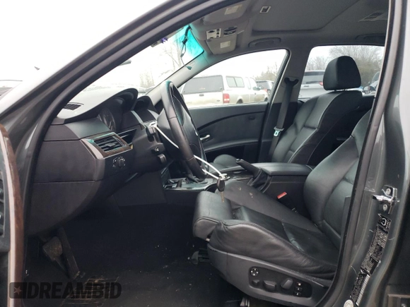 2004 BMW 5 Series 530i with VIN WBANA735X4B813324, listed as a Copart auction lot 88777275 with 142,990 mi miles and Salvage Title. Bid and sale history available at DreamBid. Image 7.