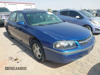 2003 Chevrolet Impala z VIN 2G1WF52E339245893, wystawiony jako IAAI lot #42505658 z przebiegiem 187 526 mil mil oraz . Historia ofert i sprzedaży dostępna na DreamBid. Obrazek 1.