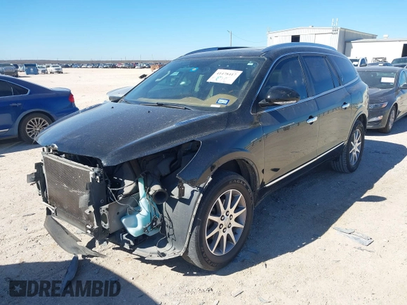 2017 Buick Enclave Leather with VIN 5GAKRBKD2HJ332104, listed as a IAAI auction lot 41478417 with 116,322 mi miles and . Bid and sale history available at DreamBid. Image 2.