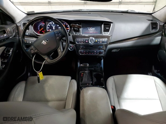 2016 Kia Cadenza Premium with VIN KNALN4D73G5207389, listed as a Copart auction lot 71415864 with 96,030 mi miles and Salvage Title. Bid and sale history available at carsss.com. Image 8.