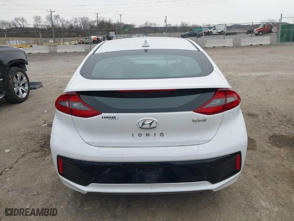 2018 Hyundai Ioniq Hybrid Limited with VIN KMHC85LC8JU092957, listed as a IAAI auction lot 41652652 with 94,943 mi miles. Bid and sale history available at carsss.com. Image 17.