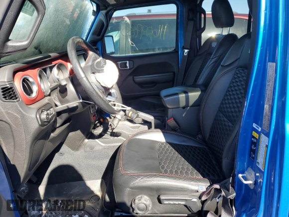2021 Jeep Wrangler Unlimited Rubicon with VIN 1C4JJXFM7MW702520, listed as a Copart auction lot 41609735 with 11,184 mi miles and Salvage Title. Bid and sale history available at carsss.com. Image 7.