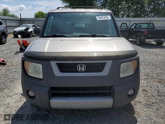 2003 Honda Element EX z VIN 5J6YH28513L016745, wystawiony jako Copart lot #60483055 z przebiegiem 241 539 mil mil oraz Szkoda całkowita • Salvage title. Historia ofert i sprzedaży dostępna na DreamBid. Obrazek 5.