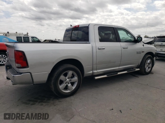 2016 Ram 1500 Big Horn with VIN 1C6RR6LT4GS159826, listed as a Copart auction lot 46650095 with 97,324 mi miles and Salvage Title. Bid and sale history available at carsss.com. Image 3.