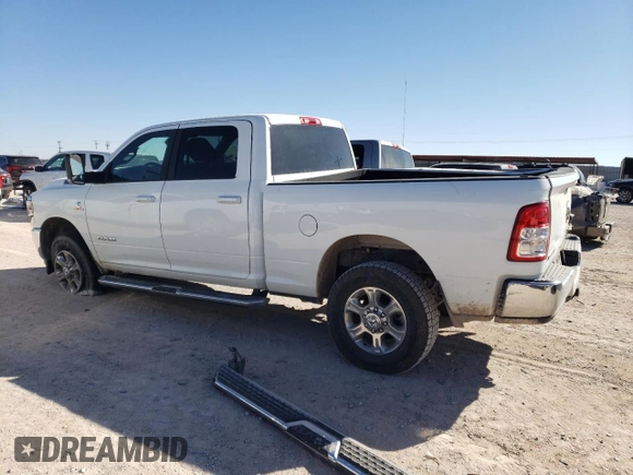 2022 Ram 2500 Big Horn with VIN 3C6UR5DLXNG322180, listed as a Copart auction lot 89375355 with 24,129 mi miles and Salvage Title. Bid and sale history available at carsss.com. Image 2.