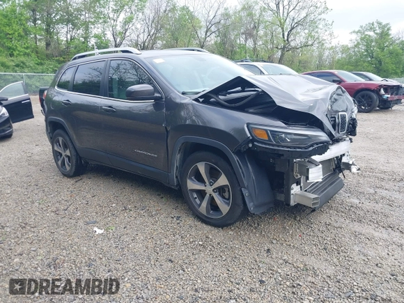 2019 Jeep Cherokee Limited with VIN 1C4PJLDB8KD144495, listed as a IAAI auction lot 42181188 with 114,214 mi miles and . Bid and sale history available at DreamBid. Image 1.