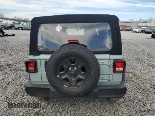 2024 Jeep Wrangler Sport S z VIN 1C4PJXAG4RW313496, wystawiony jako Copart lot #49688305 z przebiegiem 13 304 mil mil oraz Szkoda całkowita • Salvage title. Historia ofert i sprzedaży dostępna na DreamBid. Obrazek 6.
