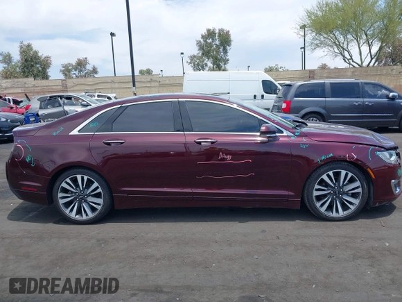 2017 Lincoln MKZ Reserve with VIN 3LN6L5E93HR619155, listed as a IAAI auction lot 42588411 with 60,140 mi miles and . Bid and sale history available at DreamBid. Image 14.