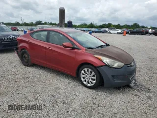 2013 Hyundai Elantra GLS with VIN 5NPDH4AE3DH201363, listed as a Copart auction lot 58577385 with 176,955 mi miles and Clean title. Bid and sale history available at DreamBid. Image 4.